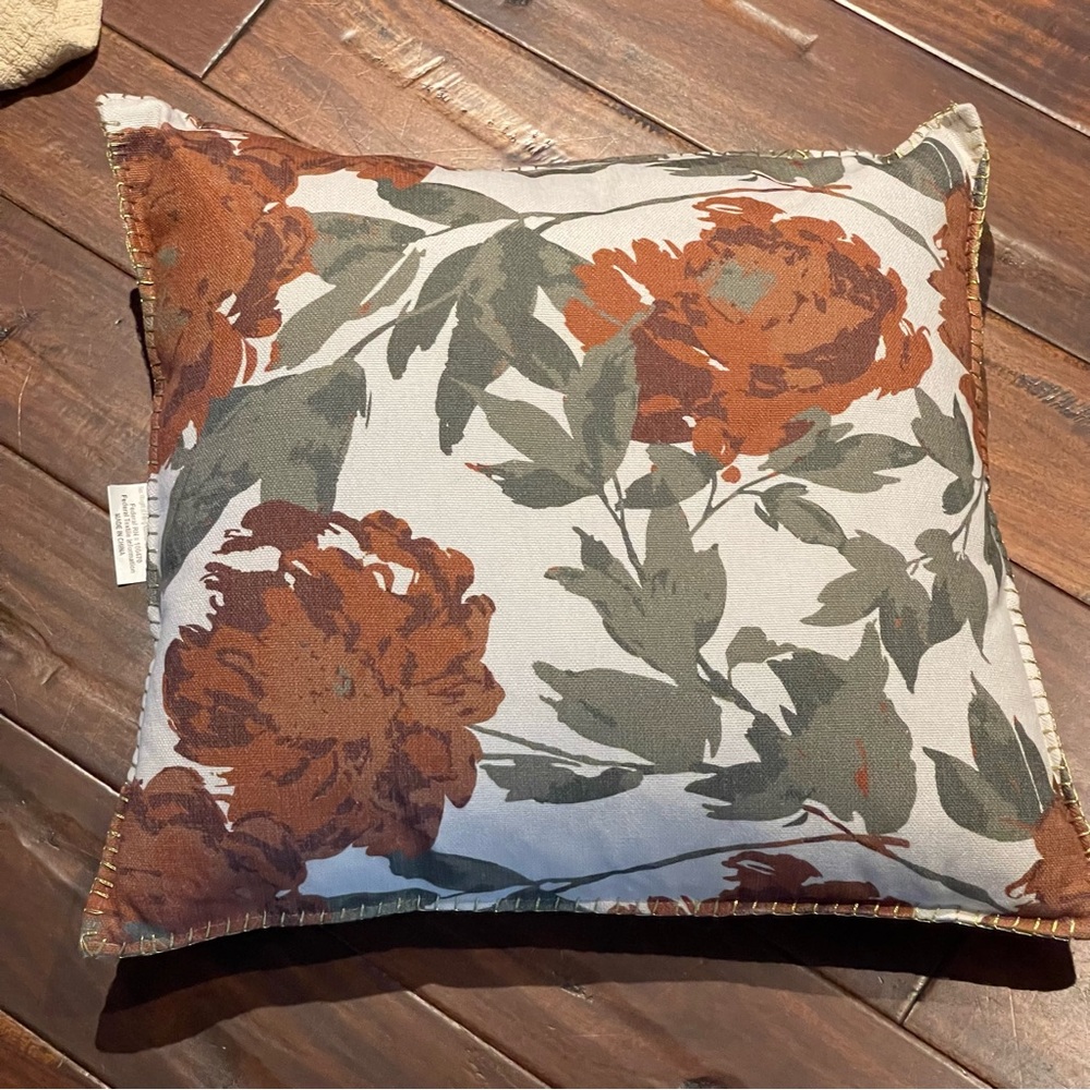 New Thro 20” throw pillow with down insert
